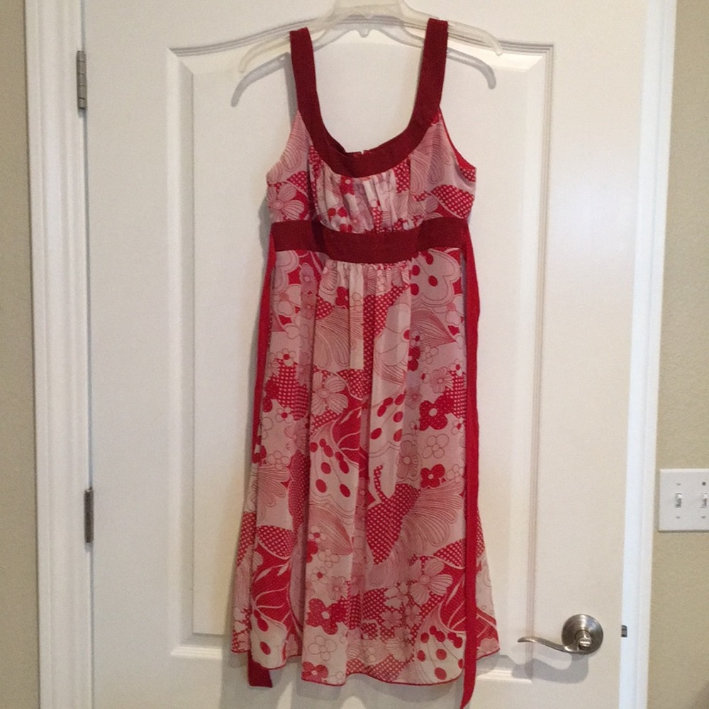 Woman’s Red Dress